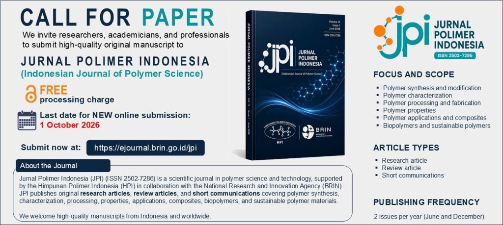 Jurnal Polimer Indonesia